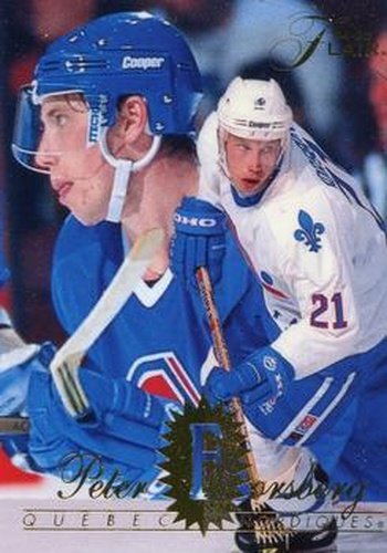 #146 Peter Forsberg - Quebec Nordiques - 1994-95 Flair Hockey