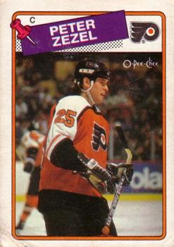 #146 Peter Zezel - Philadelphia Flyers - 1988-89 O-Pee-Chee Hockey