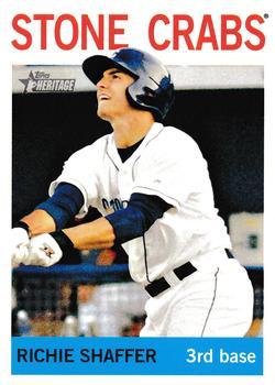 #146 Richie Shaffer - Charlotte Stone Crabs - 2013 Topps Heritage Minor League Baseball