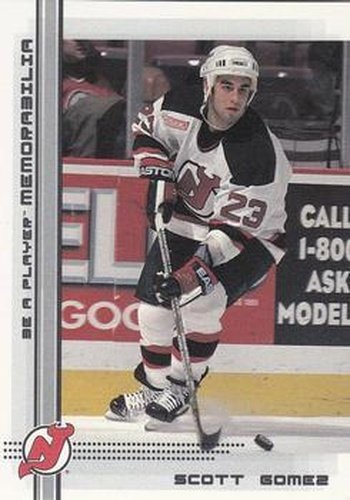 #146 Scott Gomez - New Jersey Devils - 2000-01 Be a Player Memorabilia Hockey