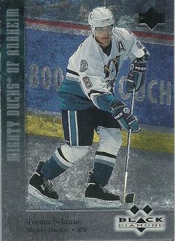 #146 Teemu Selanne - Anaheim Mighty Ducks - 1996-97 Upper Deck Black Diamond Hockey