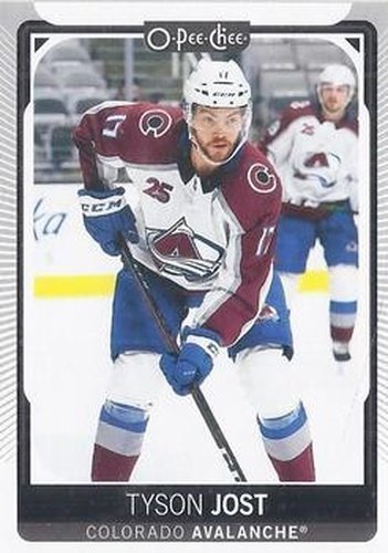 #146 Tyson Jost - Colorado Avalanche - 2021-22 O-Pee-Chee Hockey