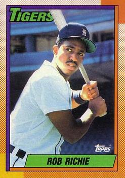 #146 Rob Richie - Detroit Tigers - 1990 O-Pee-Chee Baseball