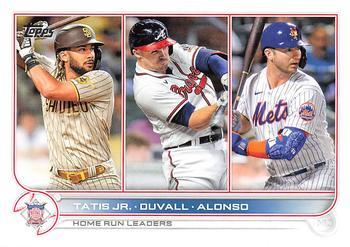 #146 NL Homerun Leaders Fernando Tatis Jr. / Adam Duvall / Pete Alonso - San Diego Padres / Atlanta Braves / New York Mets - 2022 Topps Baseball