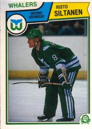 #146 Risto Siltanen - Hartford Whalers - 1983-84 O-Pee-Chee Hockey