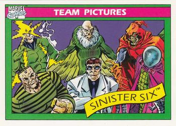 #146 Sinister Six - 1990 Impel Marvel Universe