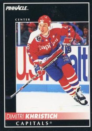 #146 Dmitri Khristich - Washington Capitals - 1992-93 Pinnacle Canadian Hockey
