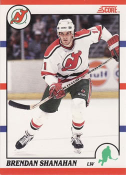 #146 Brendan Shanahan - New Jersey Devils - 1990-91 Score Canadian Hockey