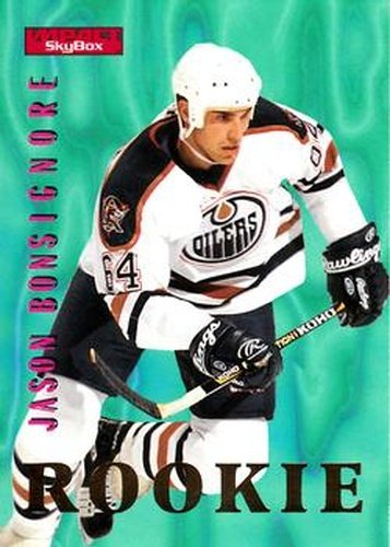 #146 Jason Bonsignore - Edmonton Oilers - 1996-97 SkyBox Impact Hockey