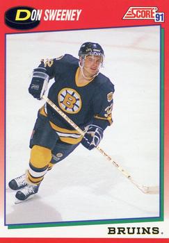 #146 Don Sweeney - Boston Bruins - 1991-92 Score Canadian Hockey