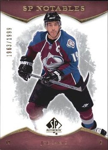 #146 Joe Sakic - Colorado Avalanche - 2007-08 SP Authentic Hockey