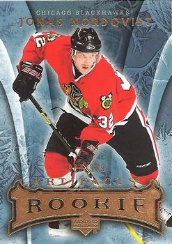 #146 Jonas Nordqvist - Chicago Blackhawks - 2007-08 Upper Deck Artifacts Hockey