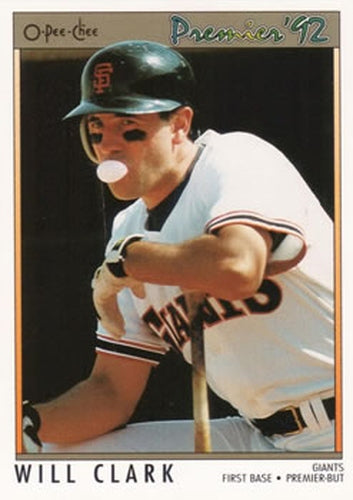 #146 Will Clark - San Francisco Giants - 1992 O-Pee-Chee Premier Baseball