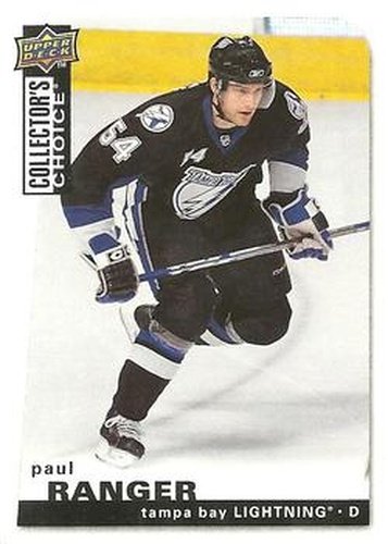 #146 Paul Ranger - Tampa Bay Lightning - 2008-09 Collector's Choice Hockey