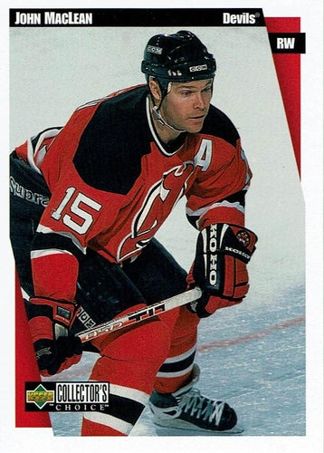 #146 John MacLean - New Jersey Devils - 1997-98 Collector's Choice Hockey