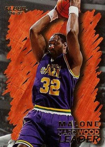 #146 Karl Malone - Utah Jazz - 1996-97 Fleer Basketball
