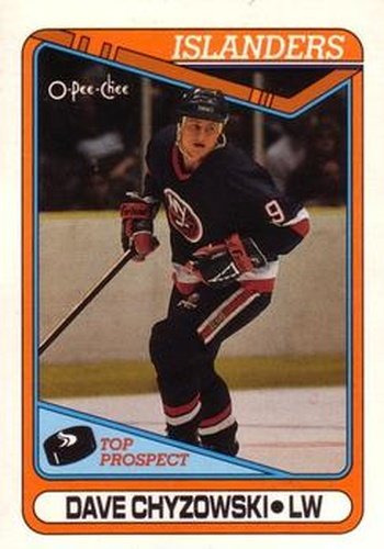 #146 Dave Chyzowski - New York Islanders - 1990-91 O-Pee-Chee Hockey