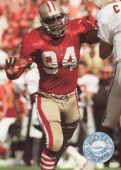 #146 Charles Haley - San Francisco 49ers - 1991 Pro Set Platinum Football