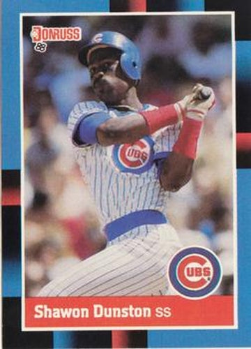 #146 Shawon Dunston - Chicago Cubs - 1988 Donruss Baseball