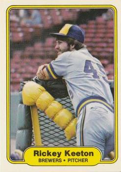 #146 Rickey Keeton - Milwaukee Brewers - 1982 Fleer Baseball