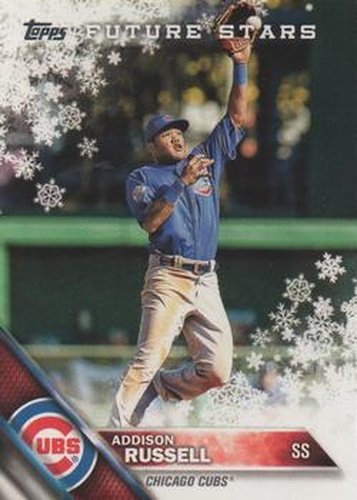 #HMW146 Addison Russell - Chicago Cubs - 2016 Topps Holiday Baseball