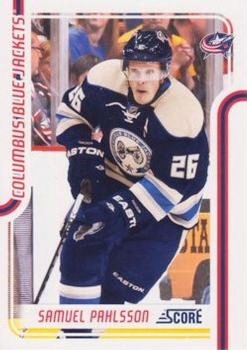 #147 Samuel Pahlsson - Columbus Blue Jackets - 2011-12 Score Hockey