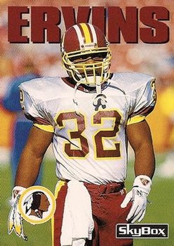 #147 Ricky Ervins - Washington Redskins - 1992 SkyBox Impact Football