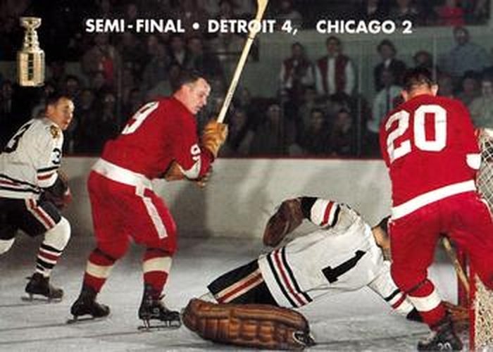 #147 Stanley Cup Playoffs Semifinals - Chicago Blackhawks / Detroit Red Wings - 1995-96 Parkhurst 1966-67 Hockey