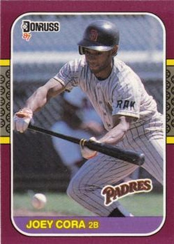 #147 Joey Cora - San Diego Padres - 1987 Donruss Opening Day Baseball