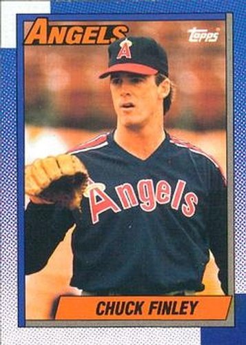 #147 Chuck Finley - California Angels - 1990 O-Pee-Chee Baseball