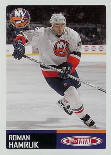 #147 Roman Hamrlik - New York Islanders - 2002-03 Topps Total Hockey