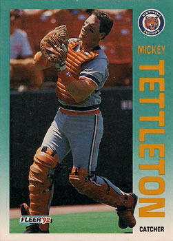 #147 Mickey Tettleton - Detroit Tigers - 1992 Fleer Baseball