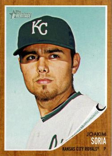 #147 Joakim Soria - Kansas City Royals - 2011 Topps Heritage Baseball