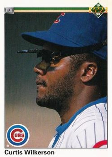 #147 Curtis Wilkerson - Chicago Cubs - 1990 Upper Deck Baseball