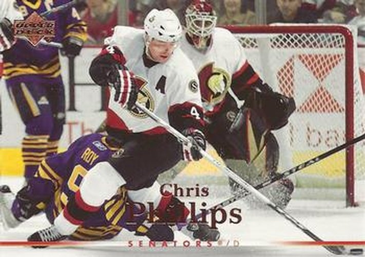 #147 Chris Phillips - Ottawa Senators - 2007-08 Upper Deck Hockey