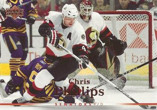 #147 Chris Phillips - Ottawa Senators - 2007-08 Upper Deck Hockey