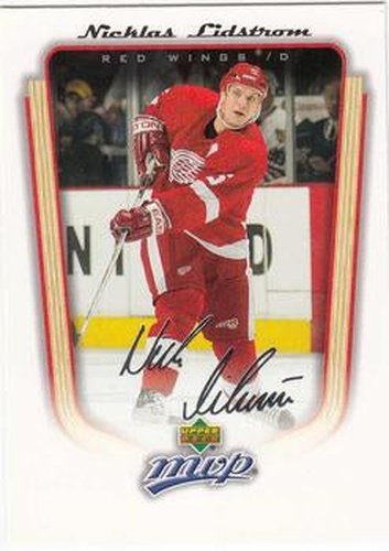 #147 Nicklas Lidstrom - Detroit Red Wings - 2005-06 Upper Deck MVP Hockey