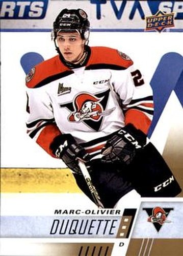 #147 Marc-Olivier Duquette - Drummondville Voltigeurs - 2017-18 Upper Deck CHL Hockey