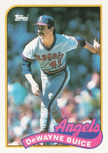 #147 DeWayne Buice - California Angels - 1989 Topps Baseball