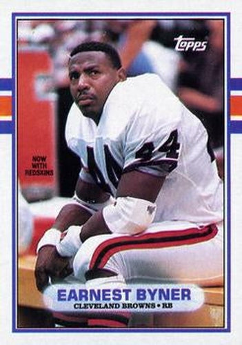 #147 Earnest Byner - Cleveland Browns - 1989 Topps Football