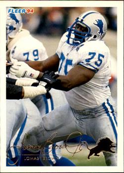 #147 Lomas Brown - Detroit Lions - 1994 Fleer Football