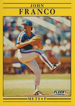 #147 John Franco - New York Mets - 1991 Fleer Baseball