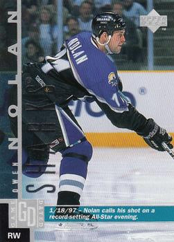 #147 Owen Nolan - San Jose Sharks - 1997-98 Upper Deck Hockey