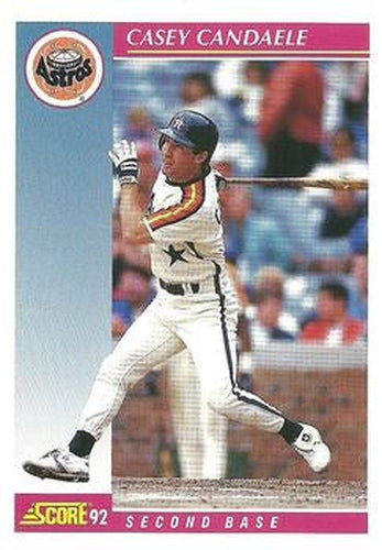 #147 Casey Candaele - Houston Astros - 1992 Score Baseball