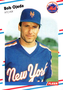 #147 Bob Ojeda - New York Mets - 1988 Fleer Baseball