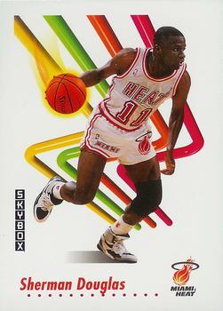 #147 Sherman Douglas - Miami Heat - 1991-92 SkyBox Basketball