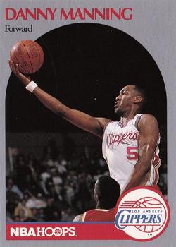 #147 Danny Manning - Los Angeles Clippers - 1990-91 Hoops Basketball