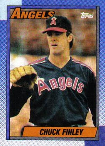 #147 Chuck Finley - California Angels - 1990 Topps Baseball