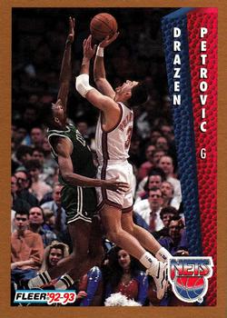 #147 Drazen Petrovic - New Jersey Nets - 1992-93 Fleer Basketball