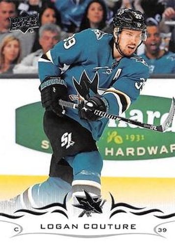 #147 Logan Couture - San Jose Sharks - 2018-19 Upper Deck Hockey